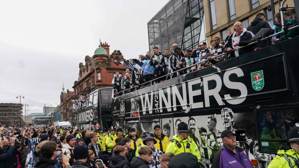 Newcastle United Carabao Cup Parade