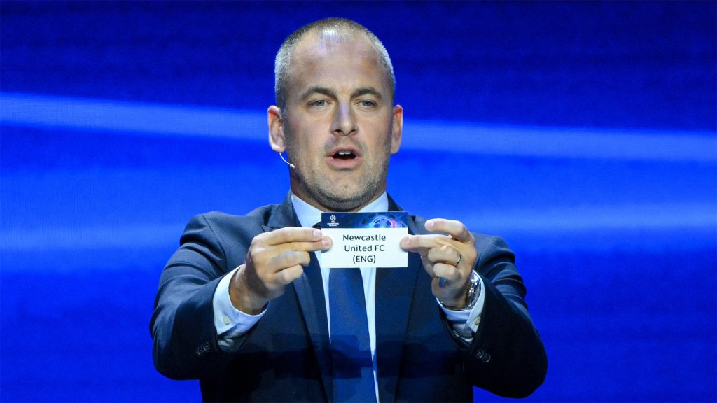 Newcastle United Champions League Draw Joe Cole
