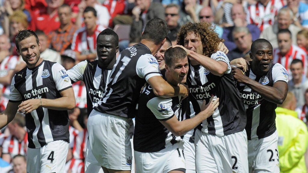 Ryan Taylor Goal Celebration Newcastle Sunderland