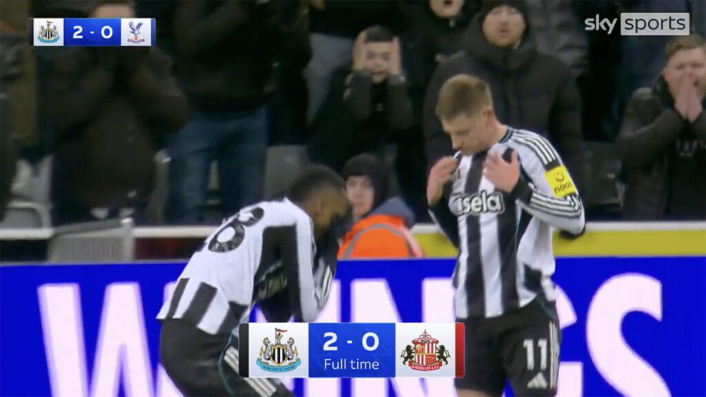 Sky Sports Video Newcastle Crystal Palace Sunderland Score