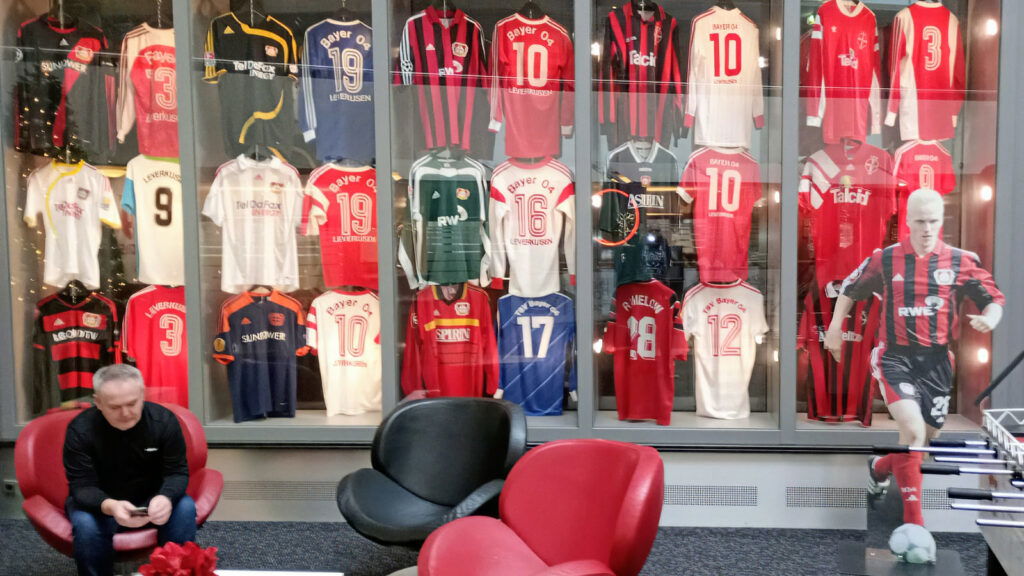 Bayer Leverkusen Wall Of Shirts