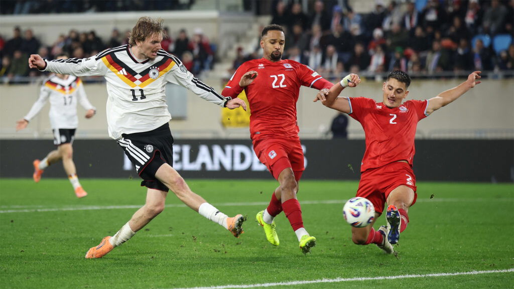 Nick Woltemade Shooting Goal Germany Luxembourg