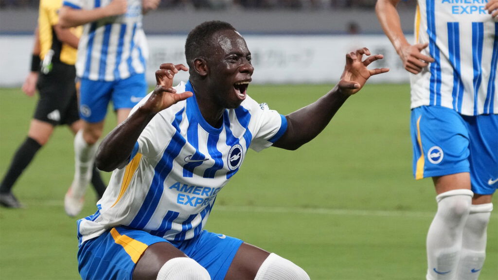 Yankuba Minteh Goal Celebration Brighton
