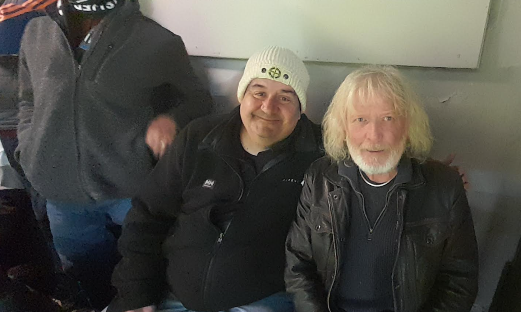 Tony Mallabar and old dude